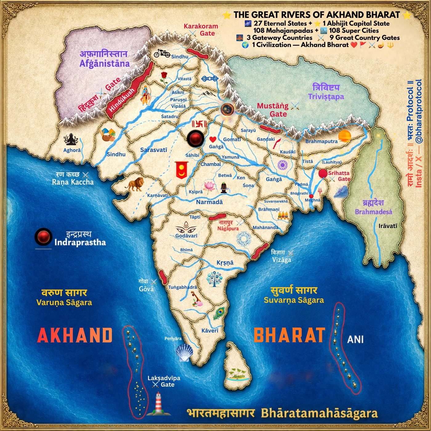 Great Rivers of Akhand Bharat